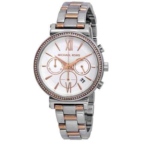 michael kors 6558|michael kors sofie silver dial.